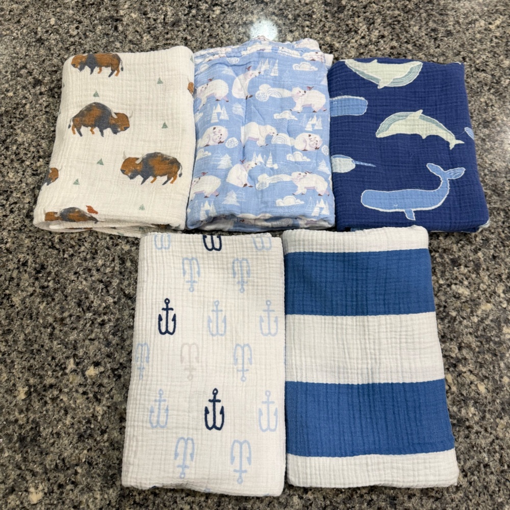 Bundle of Muslin Blankets